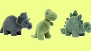 Jellycat Dinosaur Plush Toys Wallpaper