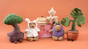 Jellycat Plush Toy Collection Wallpaper