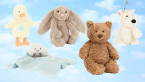 Jellycat Plush Toy Collection Wallpaper