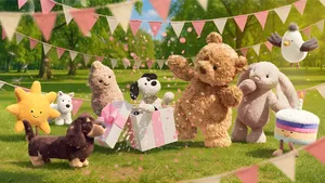 Jellycat Plush Toy Party Wallpaper