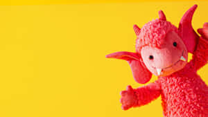 Jellycat Red Dragon Plush Wallpaper