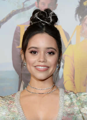 Jenna Ortega Sparkling Event Appearance Wallpaper