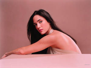 Jennifer Connelly Backless Dress Wallpaper
