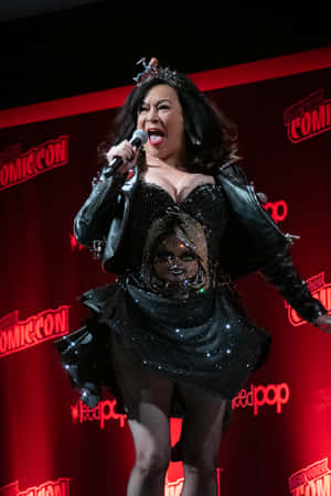 Jennifer Tilly Comic Con Performance Wallpaper