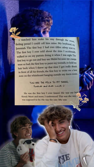 Jeremiah Fisher Aesthetic Collage Wallpaper