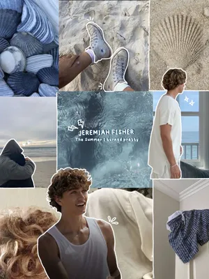 Jeremiah Fisher Summer Aesthetic Collage Wallpaper