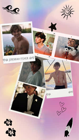 Jeremiah Fisher Summer Vibes Collage Wallpaper