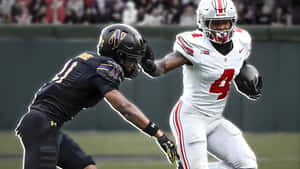 Jeremiah Smith Football Action Wallpaper