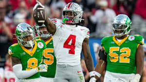 Jeremiah Smith Football Highlight Wallpaper