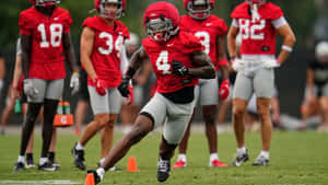 Jeremiah Smith Football Training Wallpaper