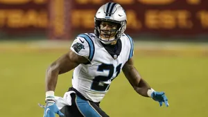 Jeremy Chinn Carolina Panthers Action Shot Wallpaper