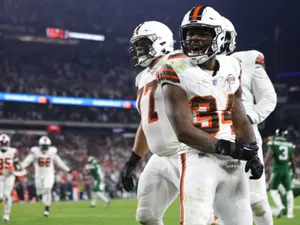 Jerome Ford Celebration On Field Wallpaper