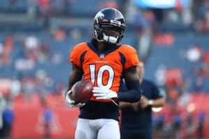 Jerry Jeudy Denver Broncos Game Action Wallpaper