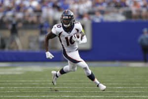 Jerry Jeudy Denver Broncos Game Action Wallpaper