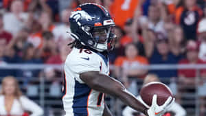 Jerry Jeudy Denver Broncos Game Action Wallpaper