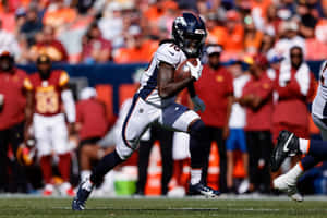 Jerry Jeudy Denver Broncos Game Action Wallpaper