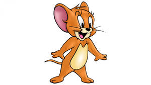 Jerry Mouse Cartoon Illustration Wallpaper