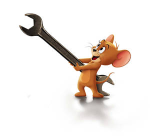 Jerry Mouse Wrench Art Wallpaper