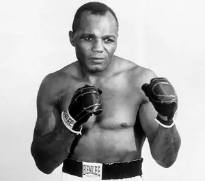 Jersey Joe Walcott's Boxing Portrait Wallpaper