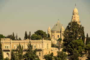 Jerusalem Historic Architecture Dusk Wallpaper