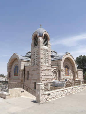 Jerusalem Stone Church Exterior Wallpaper