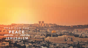 Jerusalem Sunset Prayer Wallpaper