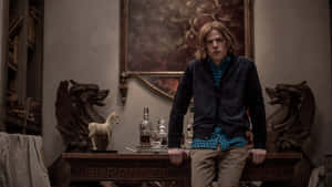 Jesse Eisenberg Displaying Involvement In A Scene Wallpaper