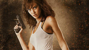 Jessica Alba In Machete Wallpaper