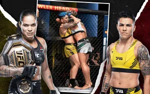Jéssica Andrade Vs Amanda Nunes Poster Wallpaper