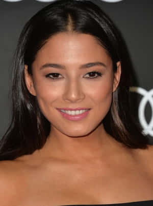 Jessica Gomes Smiling Portrait Wallpaper