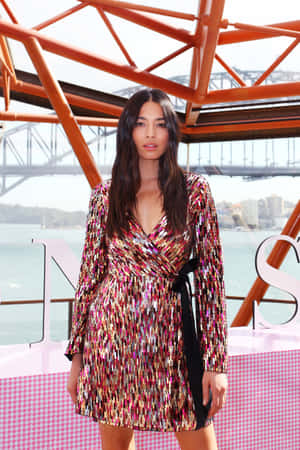 Jessica Gomes Sydney Harbour Event Wallpaper