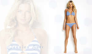 Jessica Hart Exuding Elegance In Chic Outfit Wallpaper