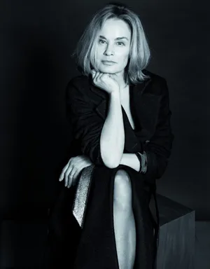 Jessica Lange Beautiful Black And White Wallpaper