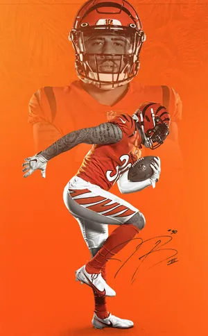 Jessie Bates I I I Football Action Pose Wallpaper