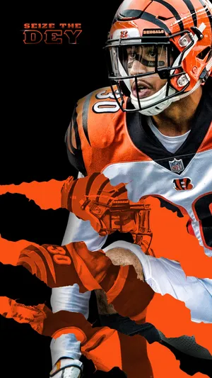 Jessie Bates I I I Seize The Dey Cincinnati Bengals Wallpaper