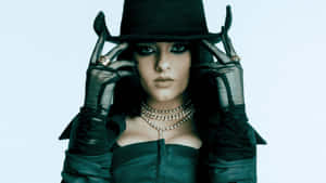 Jessie Murph Dark Fashion Style Wallpaper