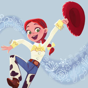 Jessie Toy Story Jolly Art Wallpaper