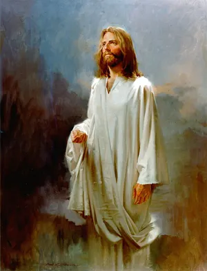Jesus Is King Painting Wallpaper