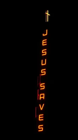 Jesus Saves Church Sign Wallpaper