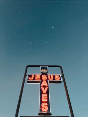 Jesus Saves Hope And Assurance Wallpaper