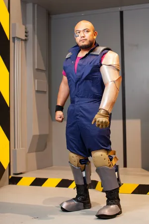 Jet Black In A Contemplative Mood In Cowboy Bebop Wallpaper