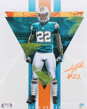 Jevon Holland Miami Dolphins Art Wallpaper
