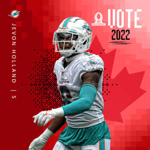 Jevon Holland Pro Bowl Vote2022 Wallpaper