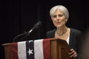 Jill Stein Speaking In Atlanta Wallpaper