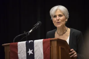 Jill Stein Speaking In Atlanta Wallpaper
