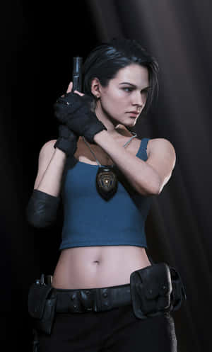 Jill Valentine - Battle Ready Wallpaper