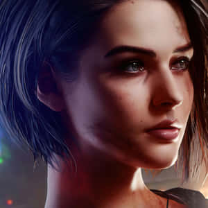 Jill Valentine In Action Wallpaper