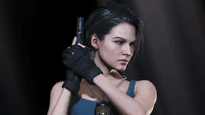 Jill Valentine In Action Wallpaper