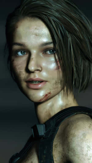 Jill Valentine In Action Wallpaper