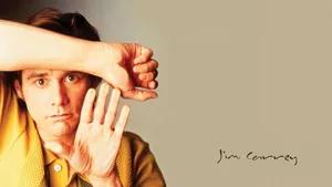 Jim Carrey On The Glass Wallpaper